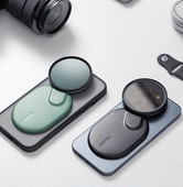 B.way兰道苹果iphone16手机磁吸滤镜超广镜头无暗角偏振黑柔减光