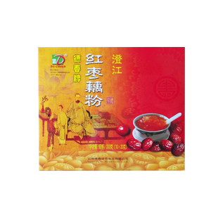 【厂家直营】云南德春牌红枣藕粉原味冰糖玫瑰花抚仙湖200g包装