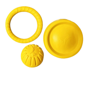 狗狗玩具磨牙耐咬飞盘圆环拉力球柴犬边牧柯基大型犬互动解闷训练