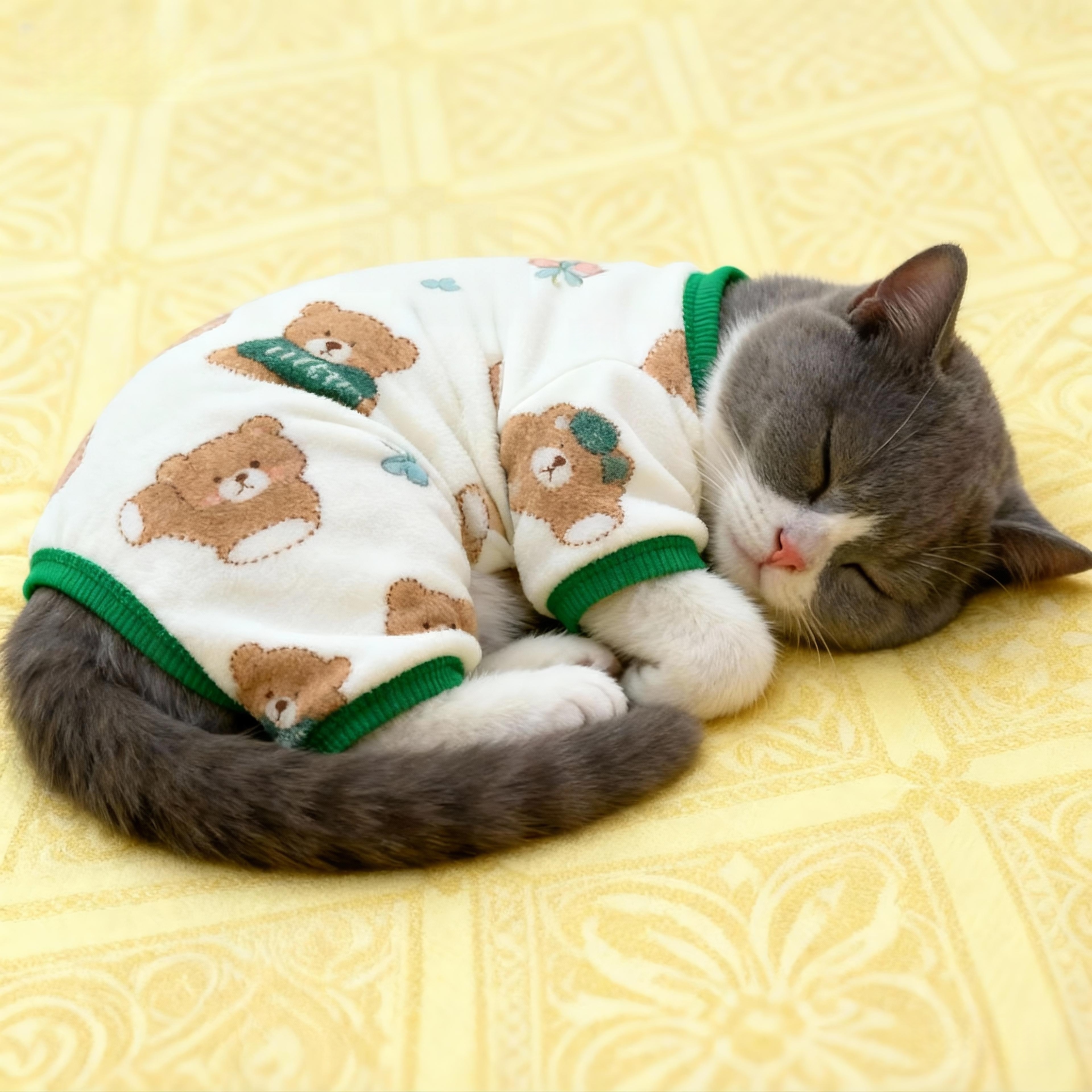 猫咪衣服秋冬款四脚衣保暖防掉毛