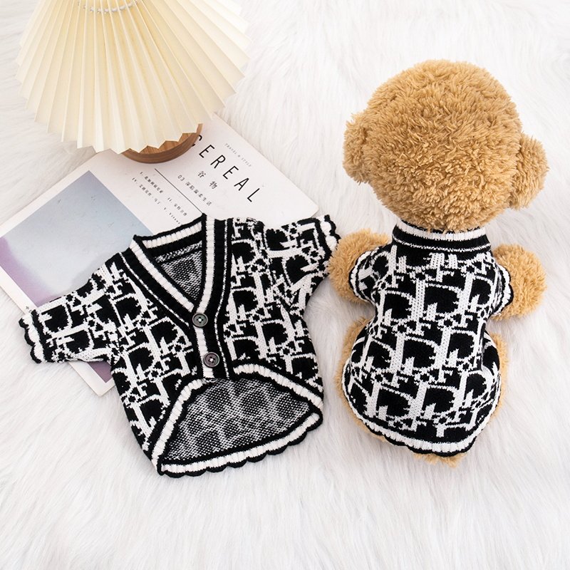 狗狗开衫毛衣秋冬款小狗狗泰迪博美比熊雪纳瑞小型犬宠物秋季衣服