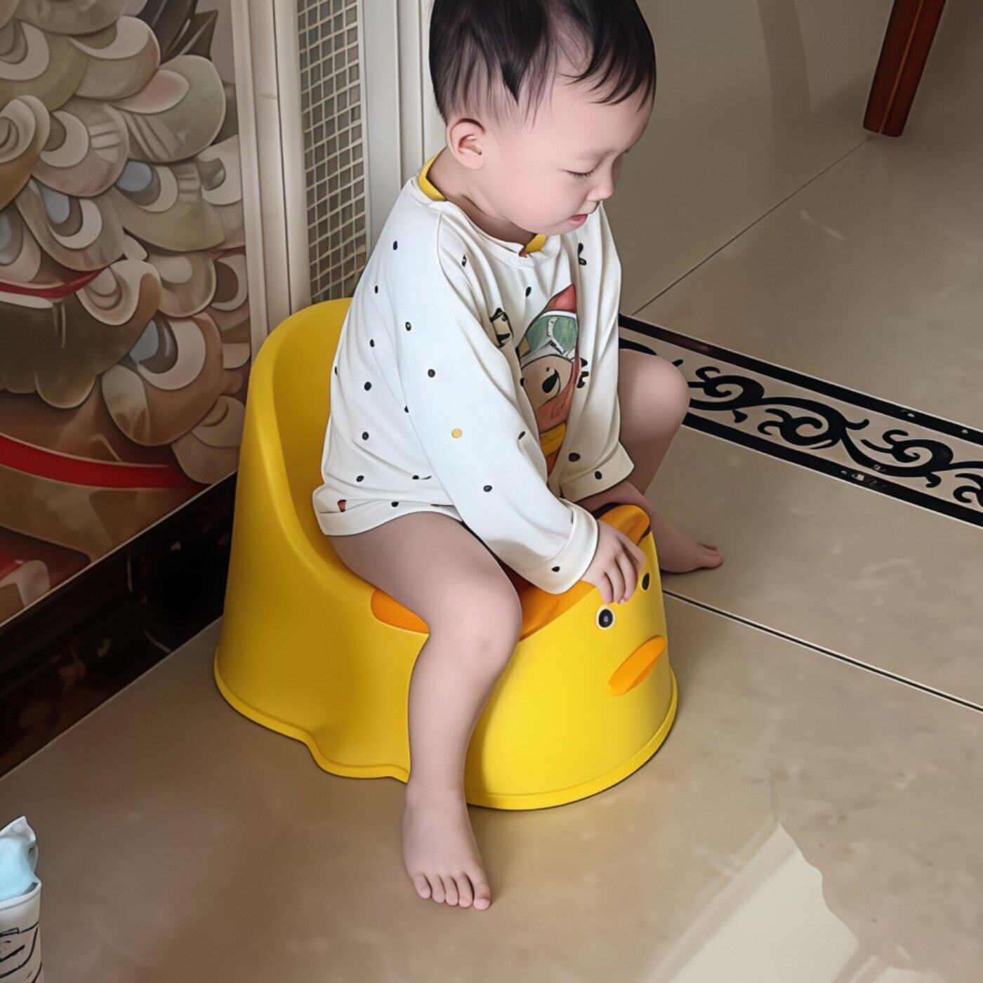 宝宝加大加厚专用尿盆儿童马桶座便器婴儿抽屉式盆小孩卡通座便器