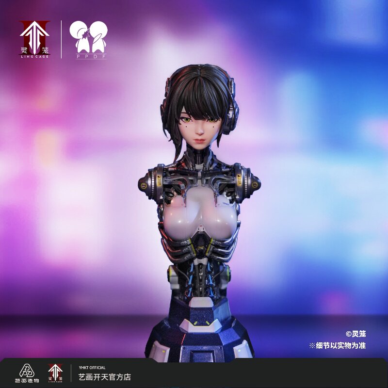 【灵笼官方】《灵笼》ASH 1/4半身像 手办图片