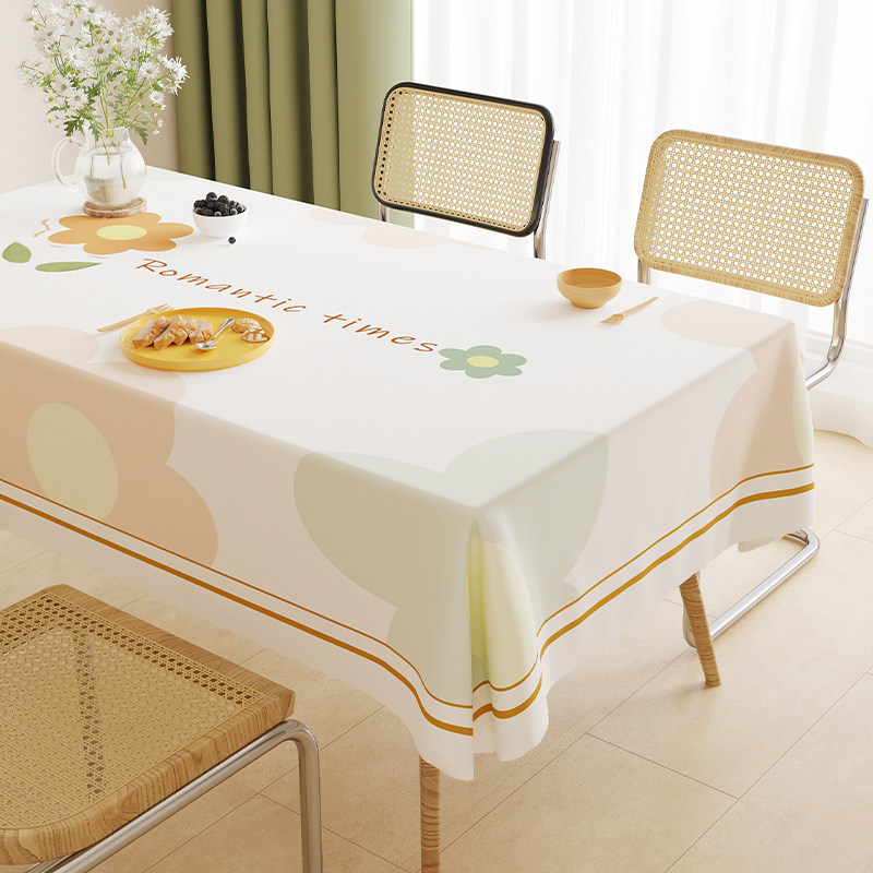 ins风桌布防水防油免洗pvc餐桌桌布长方形布艺茶几桌垫台布高级感,居家布艺,桌布,淘宝优惠券,粉丝福利购,淘宝优惠卷