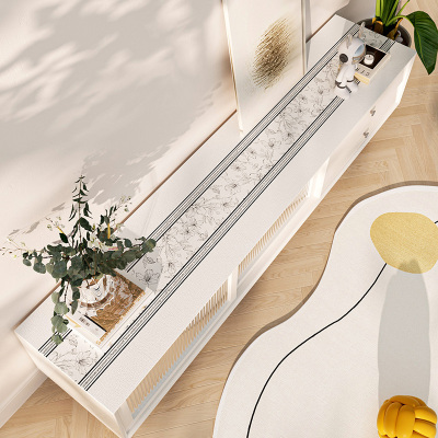 电视柜桌垫轻奢高级感长条餐边柜鞋柜茶几台面防脏保护垫子可裁剪