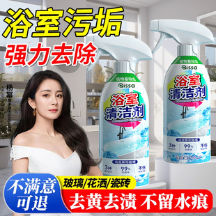 浴室瓷砖清洁剂卫生间玻璃水渍顽固水垢清除地板清洗除垢强力去污