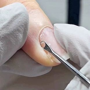 去死皮美甲手指甲工具叉修手指钢推边缘双头圆圈超薄铲马蹄刚推