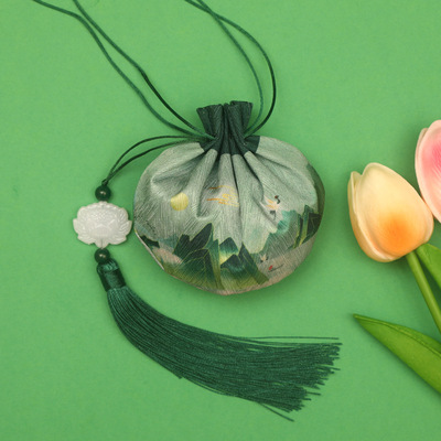 古风织锦小礼品香包香囊福袋高档香袋空袋子汉服装饰随身挂件