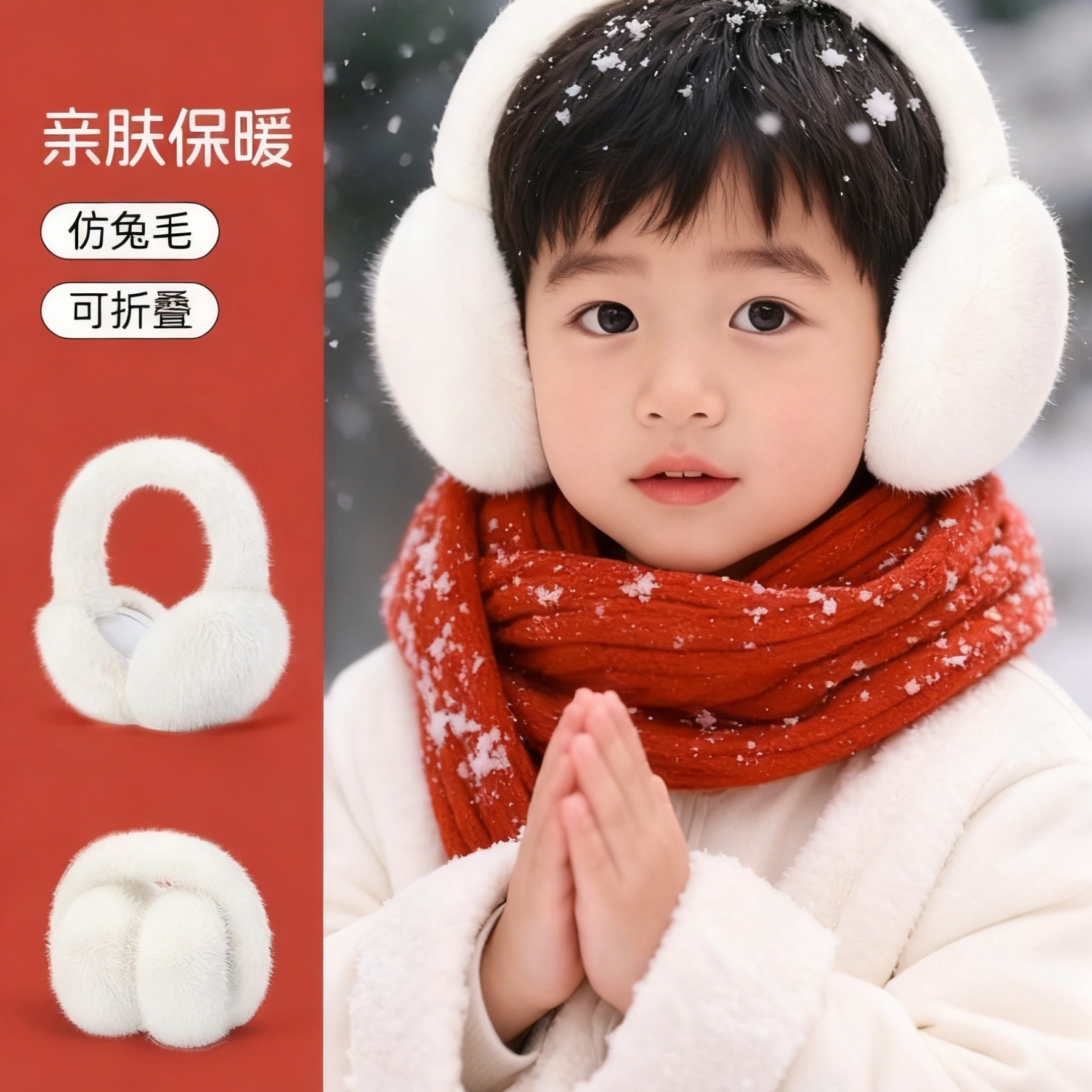 儿童保暖防冻护耳套男女童