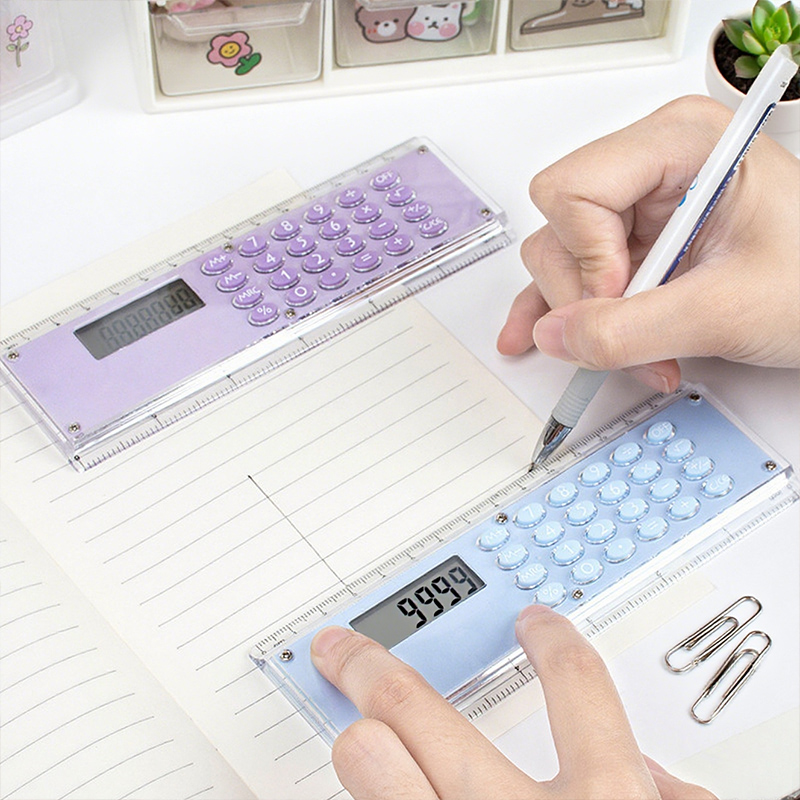 【多功能文具】创意计算器加尺子