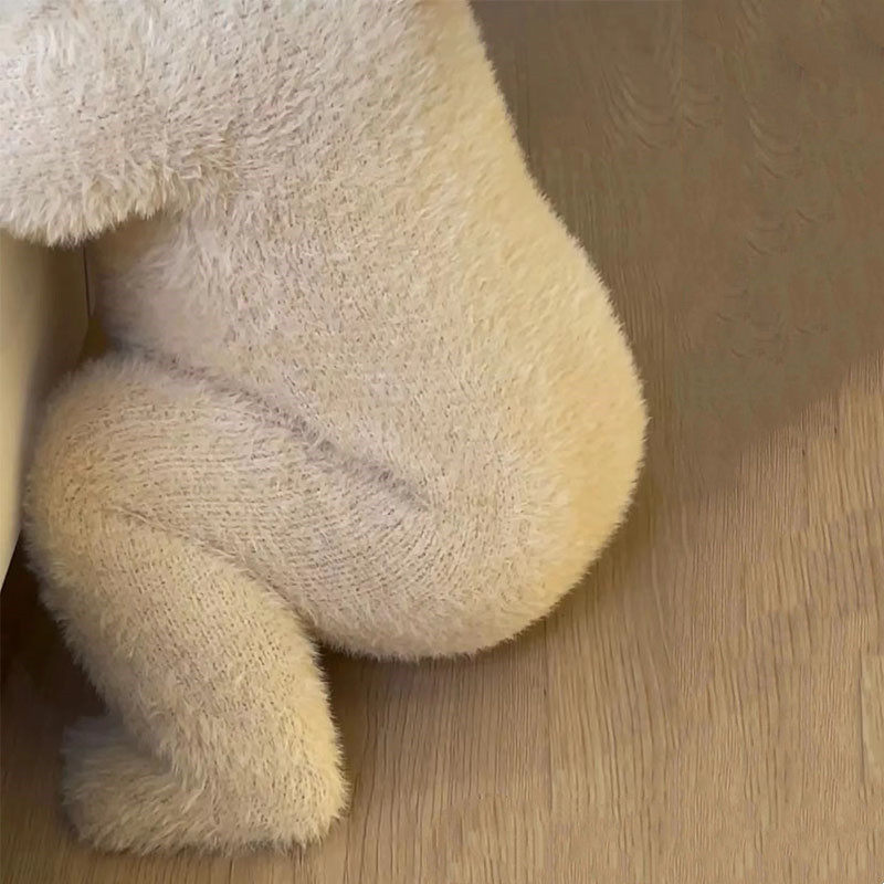 抖音爆款婴儿秋装男女宝宝超萌水貂毛爬服可爱小熊包脚连体衣哈衣,童装/婴儿装/亲子装,连身衣/爬服/哈衣,淘宝优惠券,粉丝福利购,淘宝优惠卷