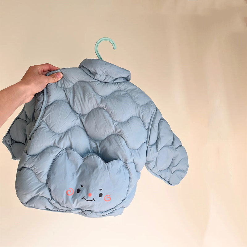 外套婴儿羽绒服女童短款轻薄