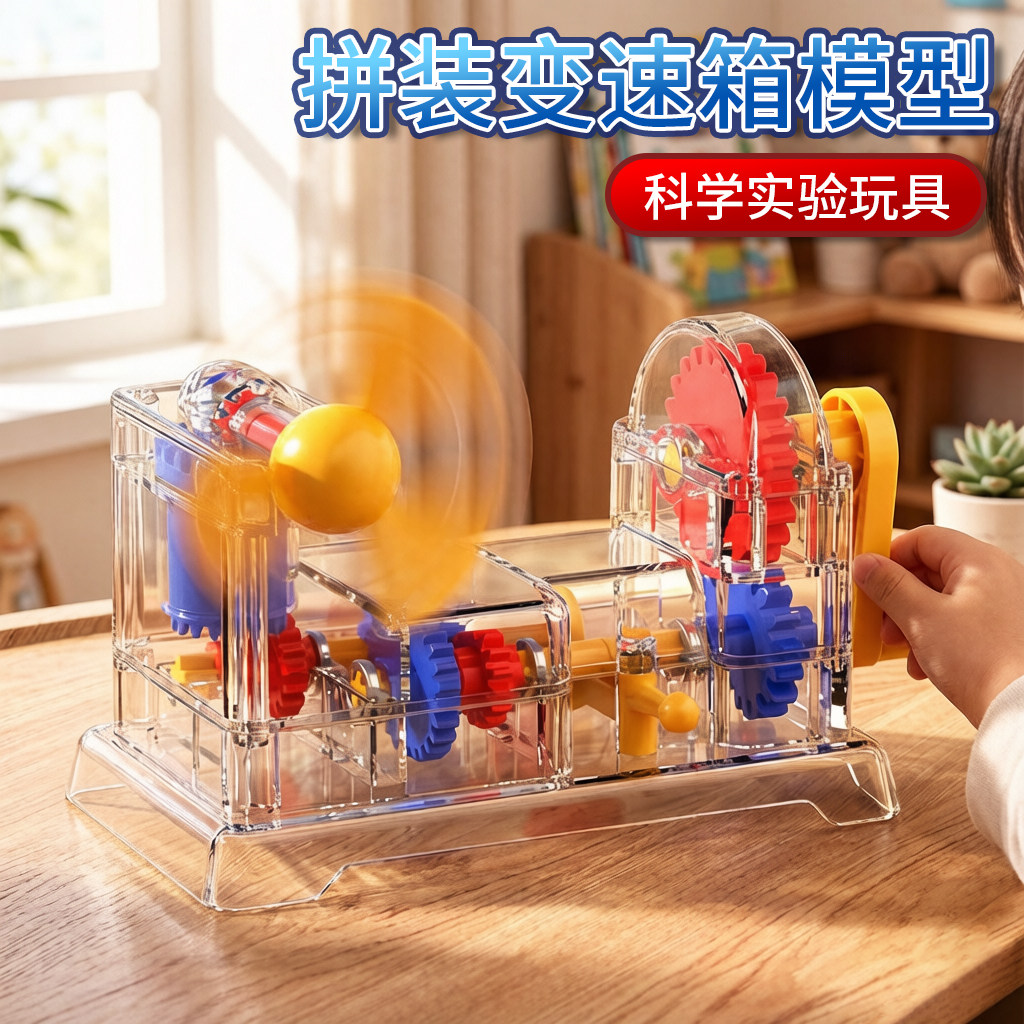 拼装变速箱发动机模型科学实验图片