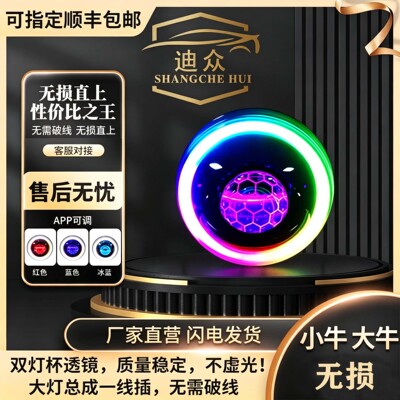 透镜高清大灯双灯杯85瓦