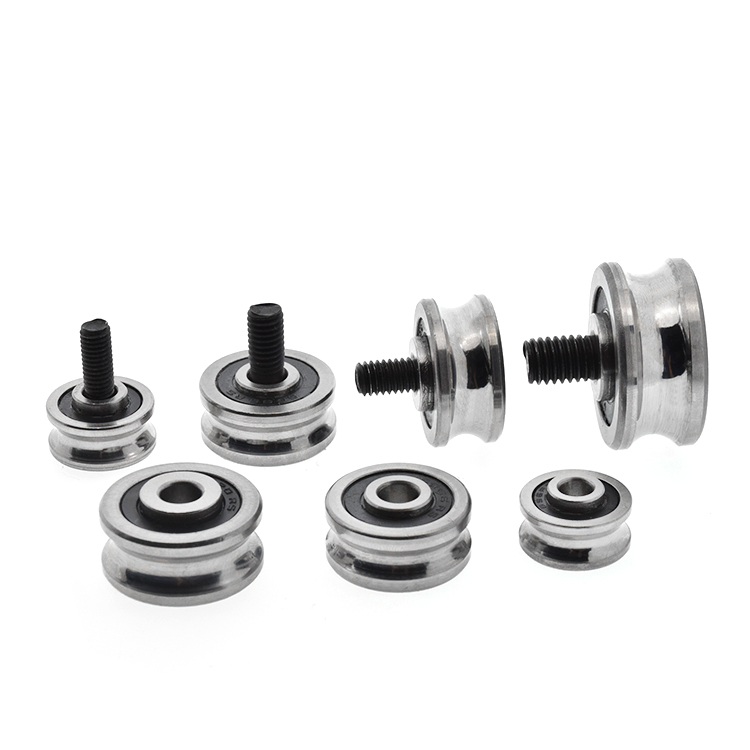 圆弧U槽导轨滑轮SG10绣花机轴承SG15 SG20 SG25 SG66滚轮