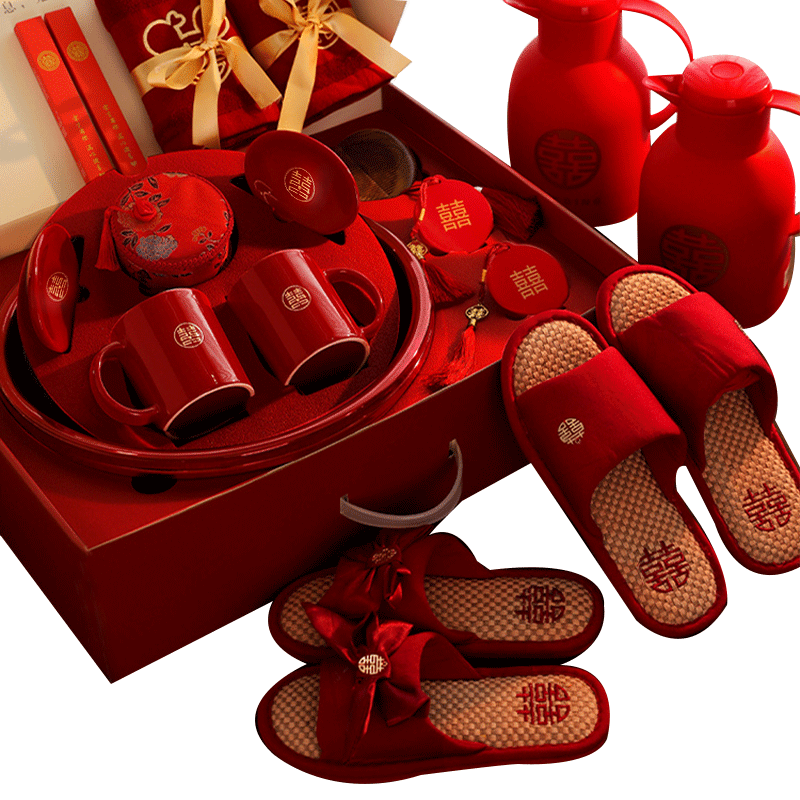 女方嫁妆陪嫁套装结婚礼用品大全