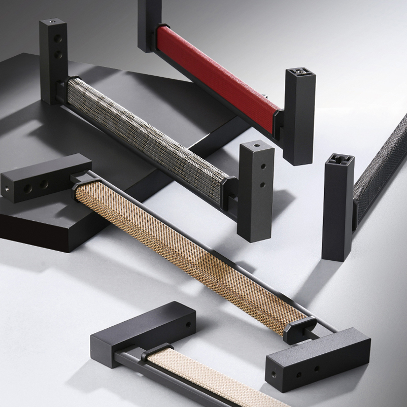 昭晢衣杆高端编织布纹面免费定制