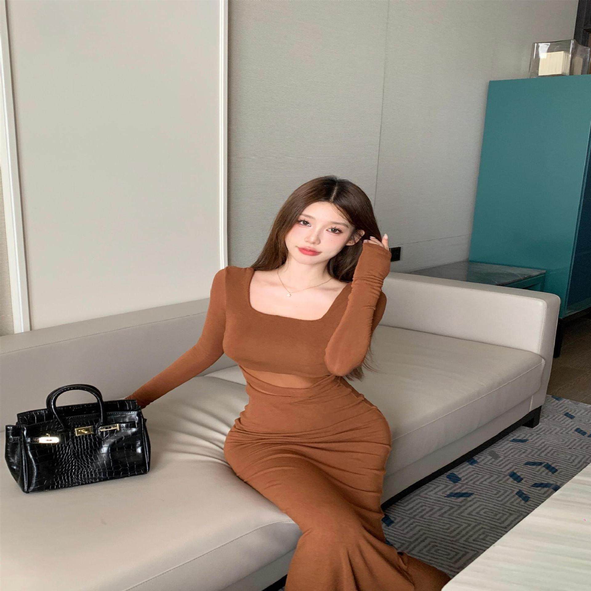 辣妹气质连衣裙女装夏季新款法式内搭打底长裙修身鱼尾包臀长裙子,女装/女士精品,连衣裙,淘宝优惠券,粉丝福利购,淘宝优惠卷