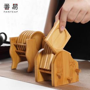 隔热垫C1pq801 茶垫功夫茶架餐桌 创意茶具配件杯垫茶道禅意中式