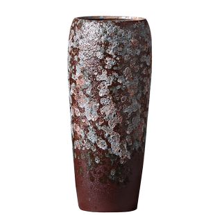 陶瓷花瓶复古粗陶罐简约现代新中式欧式客厅假花水培插花摆件清仓