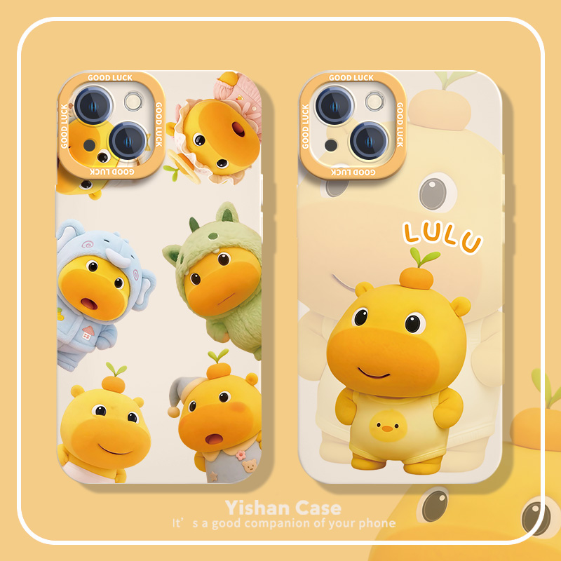 水豚lulu新款手机壳适用苹果系列