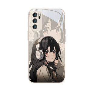 情侣手机壳动漫适用华为mate80/mate60Pro+二次元pura70/p60art高级感nova7/8se小众11新款10男13女p50ep40Pr