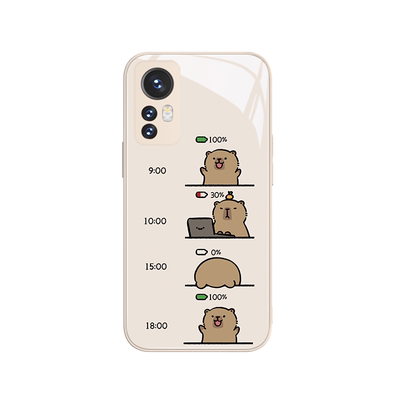 适用小米水豚作息表玻璃手机壳