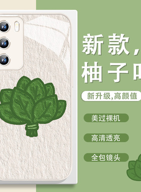 转运好运柚子叶去晦气适用小米17promax手机壳note14赵露思同款k80简约vivox300pro玻璃oppofindx9简约Reno14