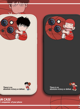 灌篮高手苹果17系列/16pro手机壳iPhone8plus苹果17系列/15/14/xsmax樱木花道12mini流川枫xr适用11男生7plus