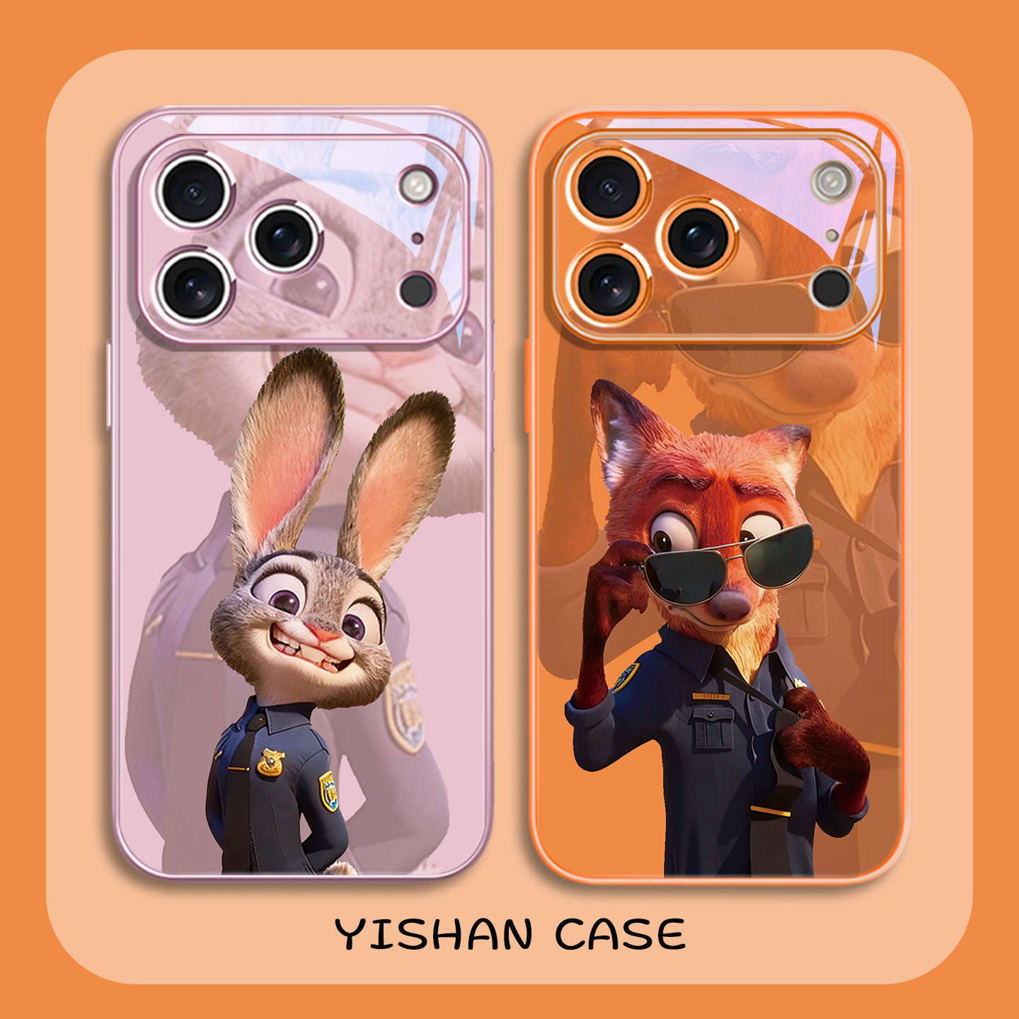 疯狂动物城2情侣手机壳适用苹果