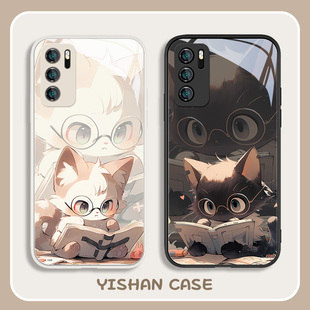 x200 reno11情侣vivox300 x100pro小猫x80x70x60pro猫咪iqoo13可爱neo5 手机壳reno13pro新款 适用oppofindx9