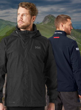 代购海丽汉森Helly Hansen Crew加绒软壳户外男女航海夹克外套新