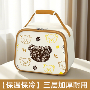 饭盒保温袋手提便当包学生带饭上班族装餐包防水防油加厚铝箔袋子