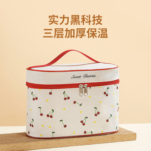 保温饭盒袋上班族带饭包铝箔便当包加厚保温袋便携防水手提餐盒袋