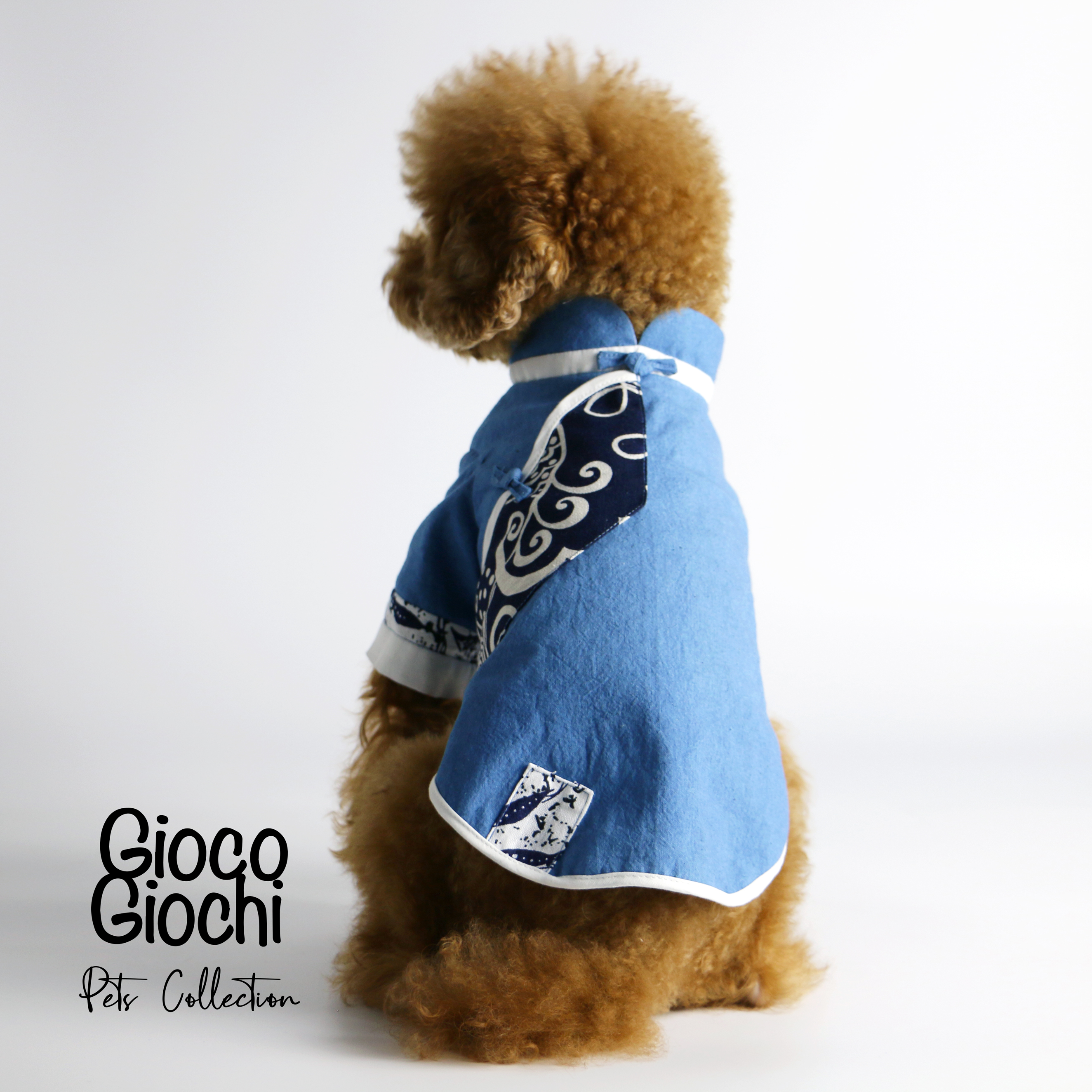 giocogiochi猫狗纯棉印染连衣裙