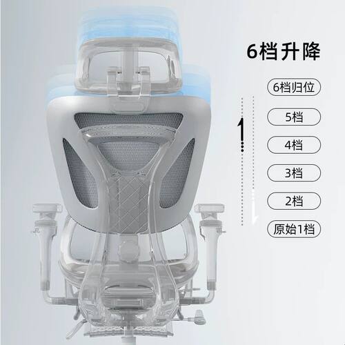 精域M-7Pro人体工学椅家用电脑椅升降办公椅久坐舒适游戏书桌椅子