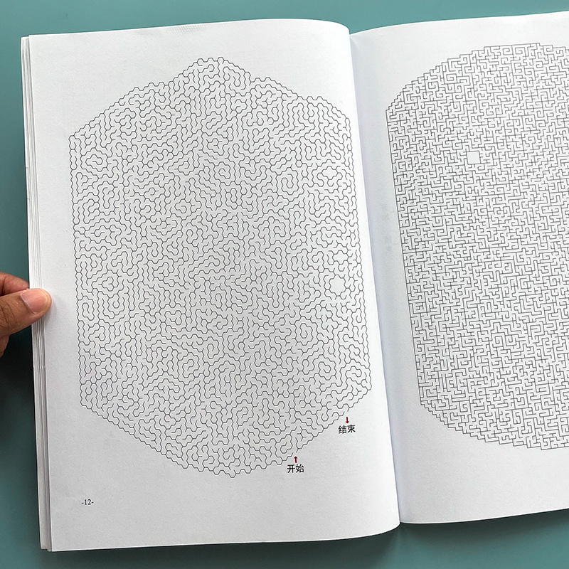 走迷宫训练书高级版小学生儿童思维益智游戏书专注力训练注意力