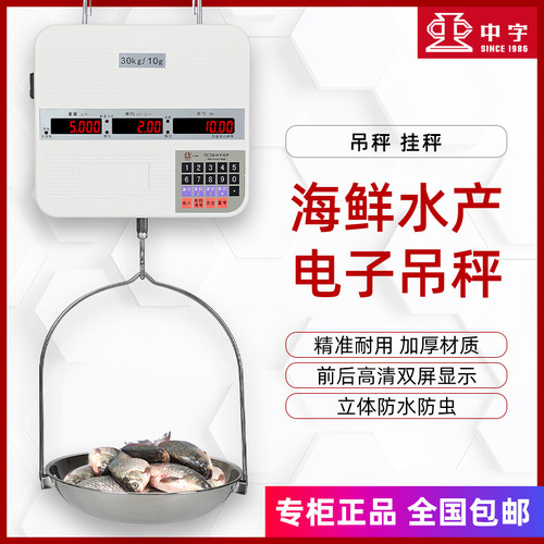 中字牌吊秤防水挂秤海鲜水产商用