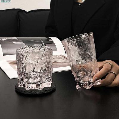 高级纹风创意酒杯冰川咖啡