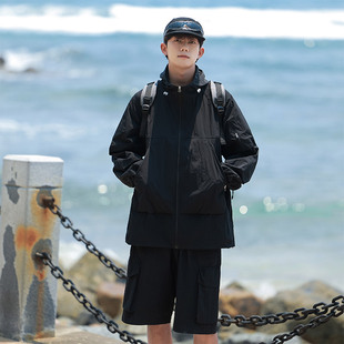 凉感透气亲肤防晒衣套装 时尚 DQC622 情侣款 夏季