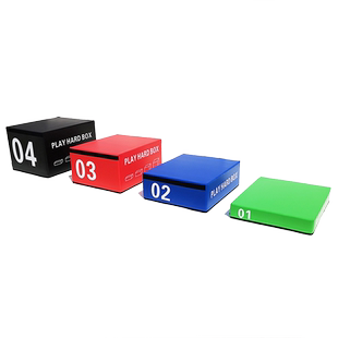 JINNIU跳箱 四合一健身爆发力弹跳力组合训练跳箱 少儿体适能跳箱