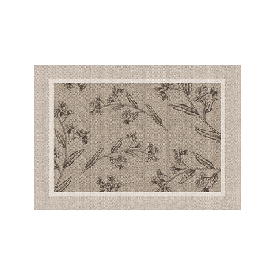 硅藻泥复古厨房免洗可擦地毯整铺