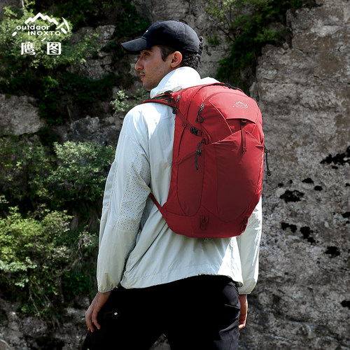 inoxto鹰图户外双肩包男徒步登山包多功能大容量轻便旅行背包女