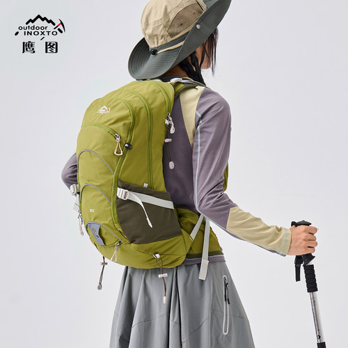inoxto鹰图专业户外越野骑行背包男女徒步运动背负系统登山包20升