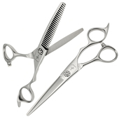 承牌理发剪美发平剪发型无痕打薄牙剪6寸碎发剪刀日本440C钢材UT