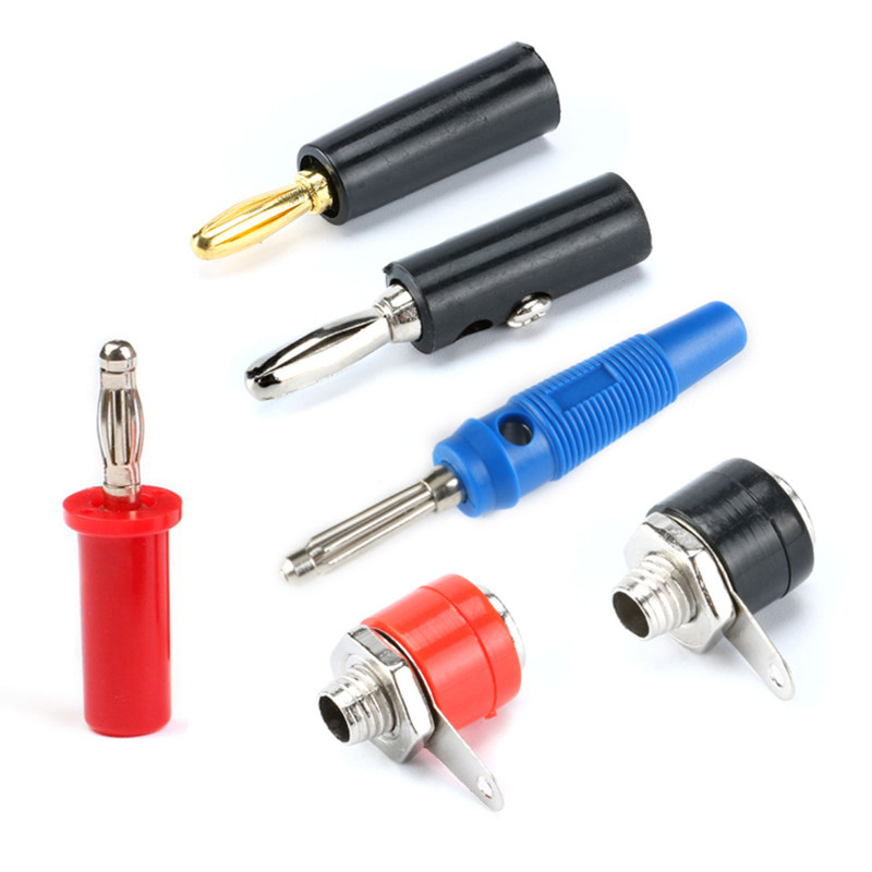 4MM香蕉插头插座 banana音响功放大电流接线柱镀金灯笼头测试插头,电子元器件市场,连接器,淘宝优惠券,粉丝福利购,淘宝优惠卷