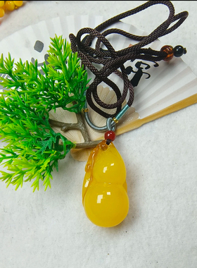 天然原矿新蜜葫芦吊坠锁骨链时尚百搭款