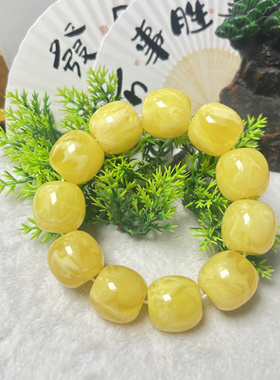 天然原矿新蜜老型珠手串卡19加mm左右