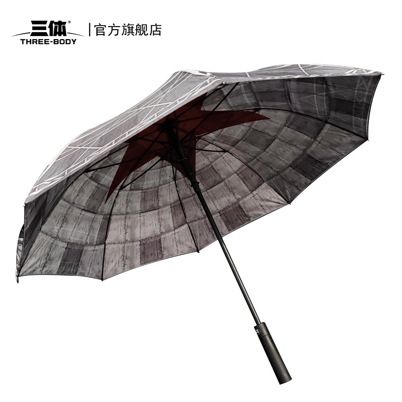 【新品】三体周边红岸基地雷达伞叶文洁自动直柄伞雨伞礼物-封面