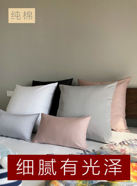 W1TR纯白色靠枕套沙发抱枕五酒店扎染民宿客栈床上65x65x